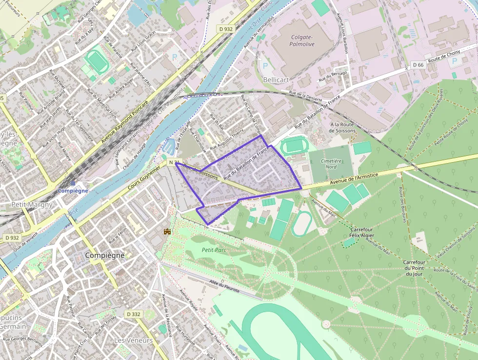 Appartement 21 m² une piece à vendre à Compiègne