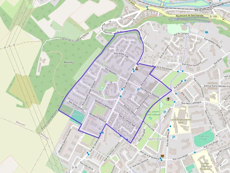 Appartement 55 m² trois pièces à vendre à Beauvais