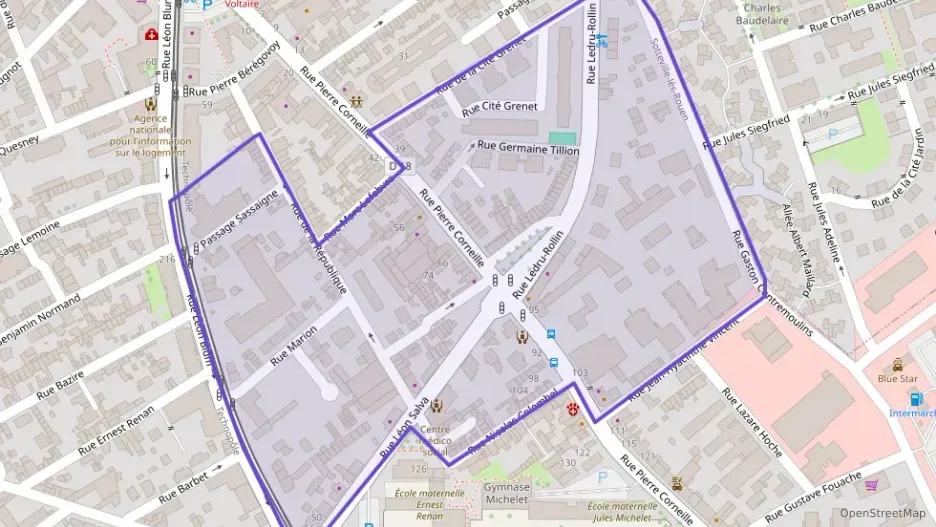 Appartement 52 m² trois pièces à vendre à Sotteville-lès-Rouen Appartement 52 m² trois pièces à vendre à Sotteville-lès-Rouen