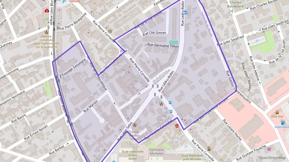 Appartement 58 m² trois pièces à vendre à Sotteville-lès-Rouen