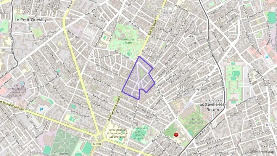 Appartement 55 m² deux pieces à vendre à Sotteville-lès-Rouen