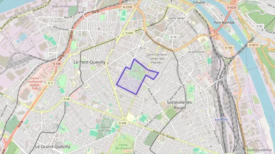 Appartement 70 m² trois pièces à vendre à Rouen