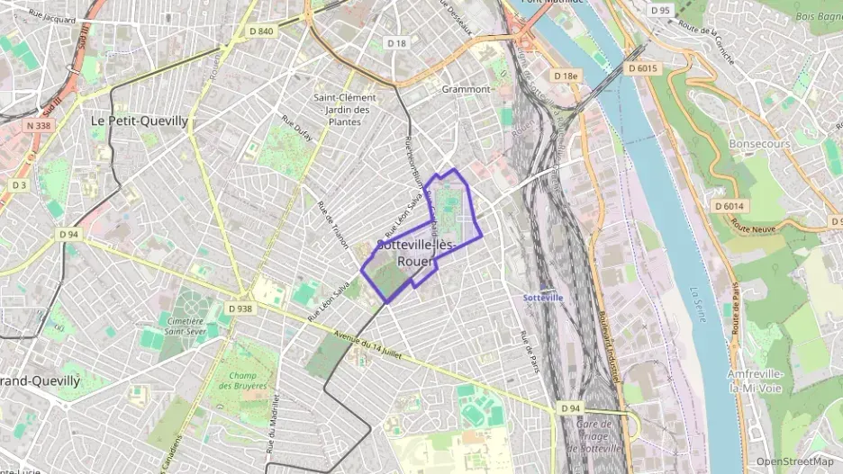 Appartement 75 m² trois pièces à vendre à Sotteville-lès-Rouen Appartement 75 m² trois pièces à vendre à Sotteville-lès-Rouen