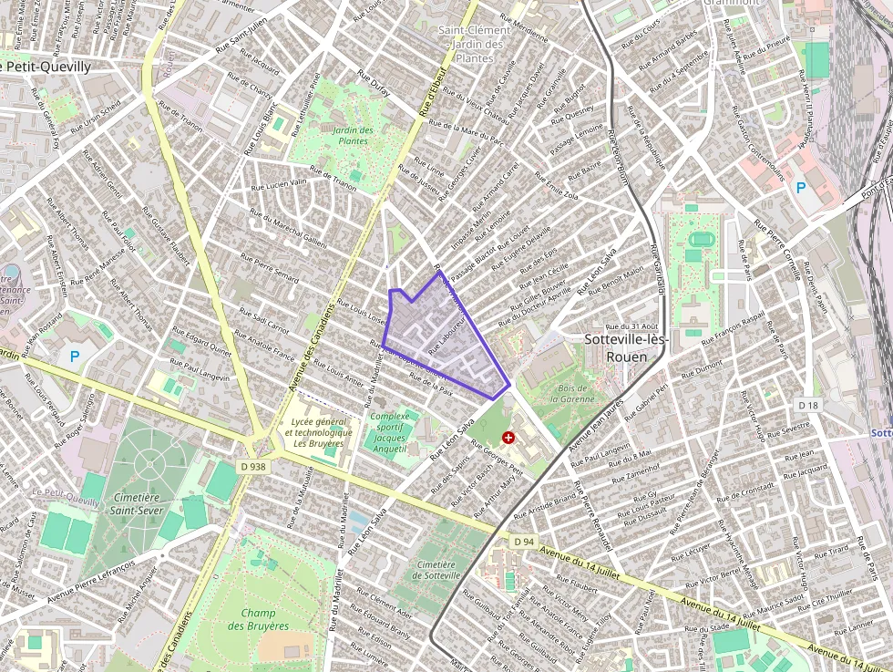 Appartement 56 m² trois pièces à vendre à Sotteville-lès-Rouen