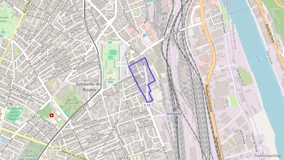 Appartement 60 m² trois pièces à vendre à Sotteville-lès-Rouen