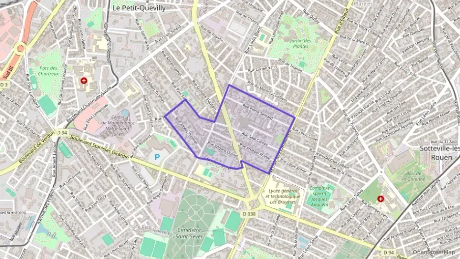 Appartement 74 m² trois pièces à vendre à Le Petit-Quevilly