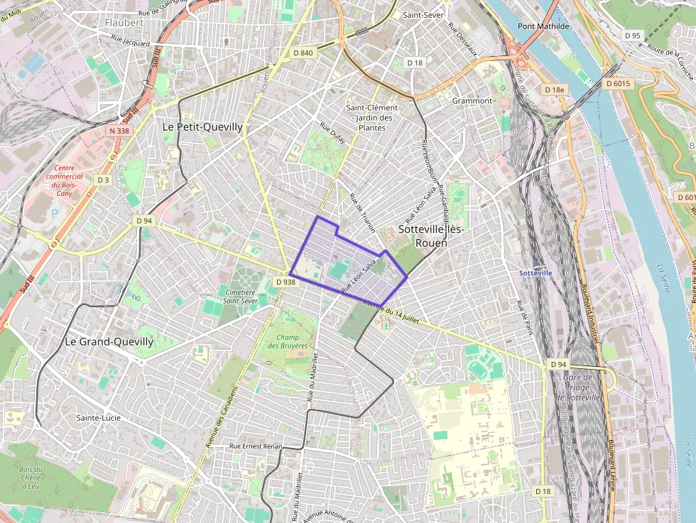 Appartement 37 m² deux pieces à vendre à Sotteville-lès-Rouen