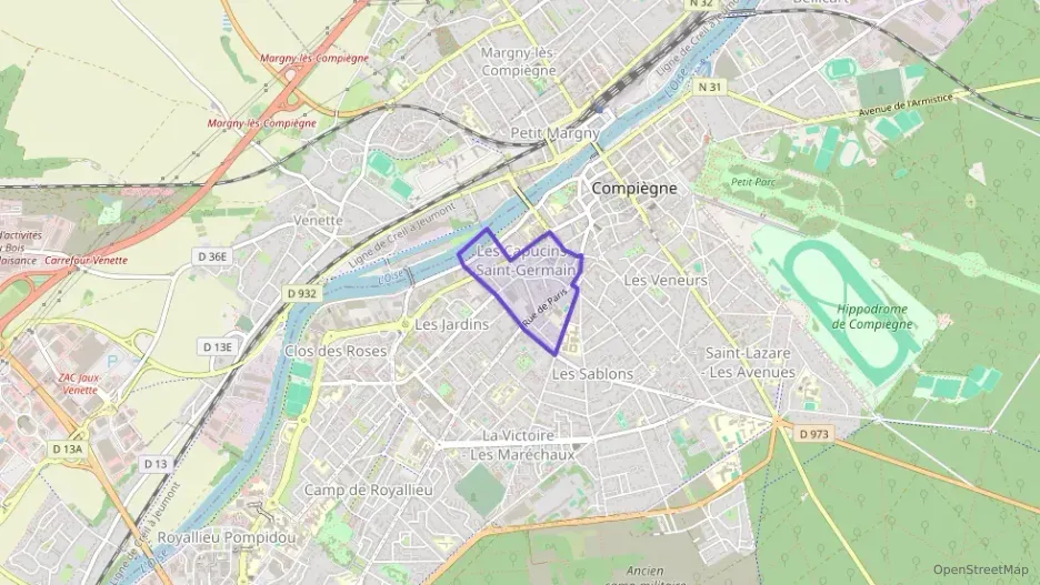 Appartement 65 m² trois pièces à vendre à Compiègne Appartement 65 m² trois pièces à vendre à Compiègne