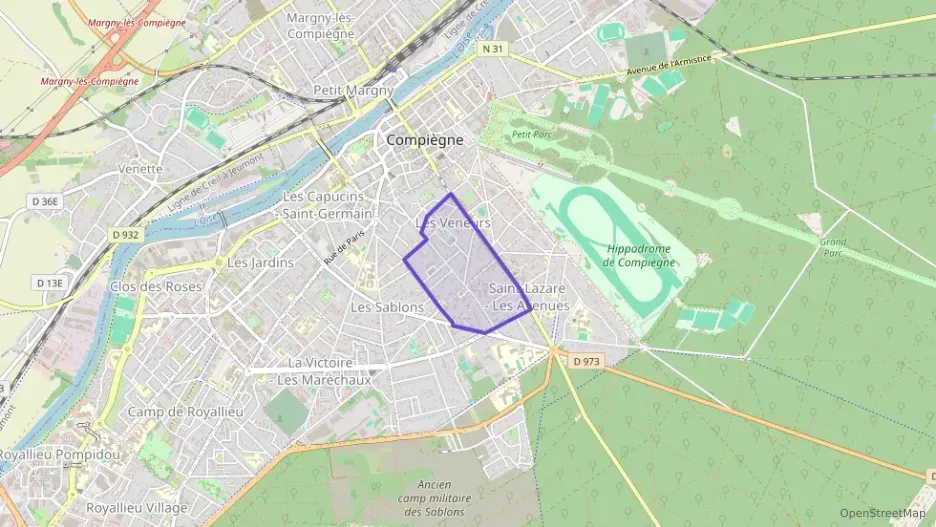 Appartement 100 m² cinq pièces à vendre à Compiègne