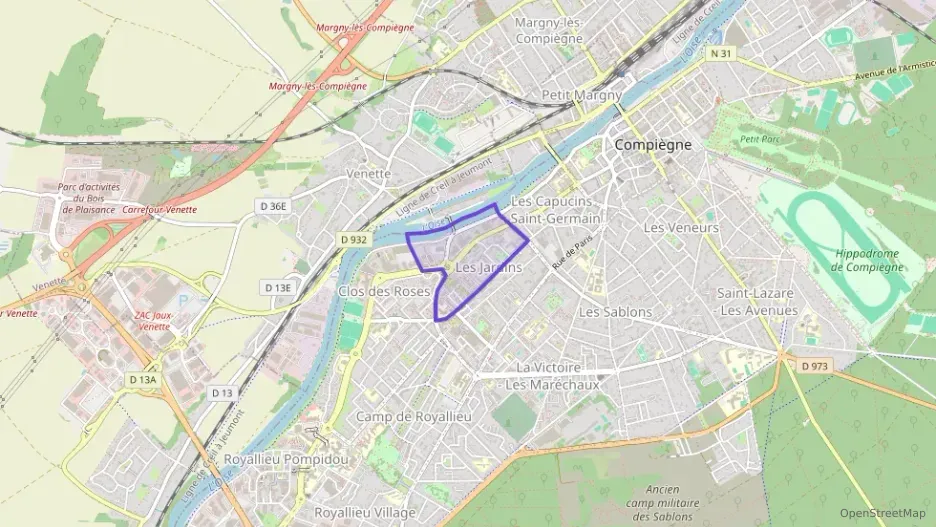 Appartement 67 m² trois pièces à vendre à Compiègne