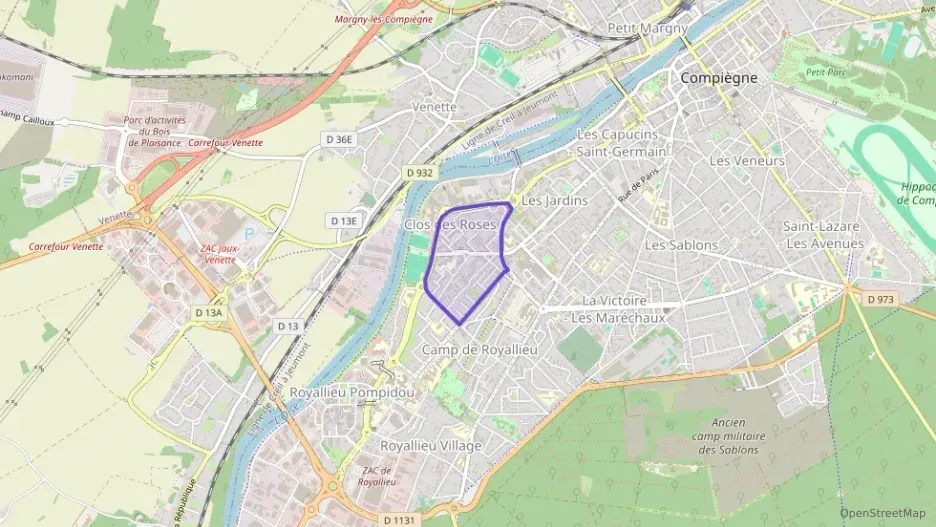 Appartement 94 m² cinq pièces à vendre à Compiègne Appartement 94 m² cinq pièces à vendre à Compiègne