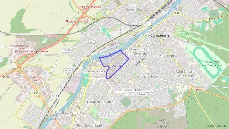 Appartement 47 m² deux pieces à vendre à Compiègne