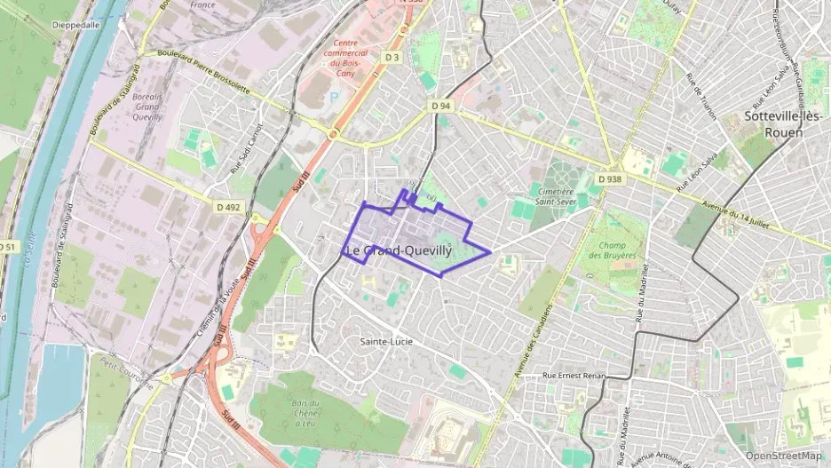 Appartement 72 m² trois pièces à vendre à Le Grand-Quevilly