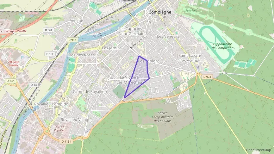 Appartement 46 m² deux pieces à vendre à Compiègne