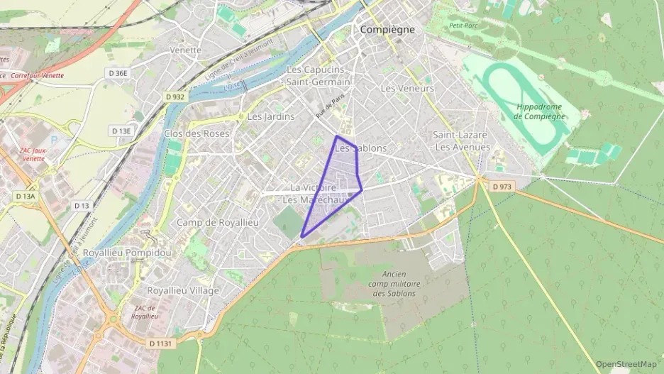 Appartement 65 m² quatre pièces à vendre à Compiègne