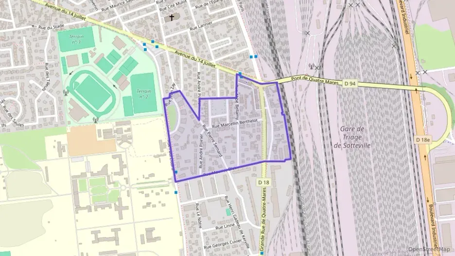 Appartement 49 m² quatre pièces à vendre à Sotteville-lès-Rouen
