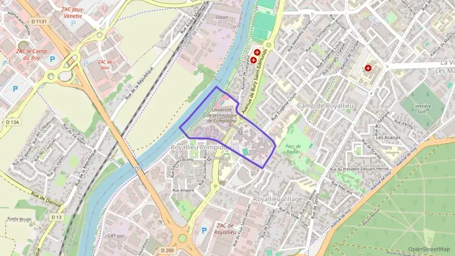 Appartement 69 m² trois pièces à vendre à Compiègne