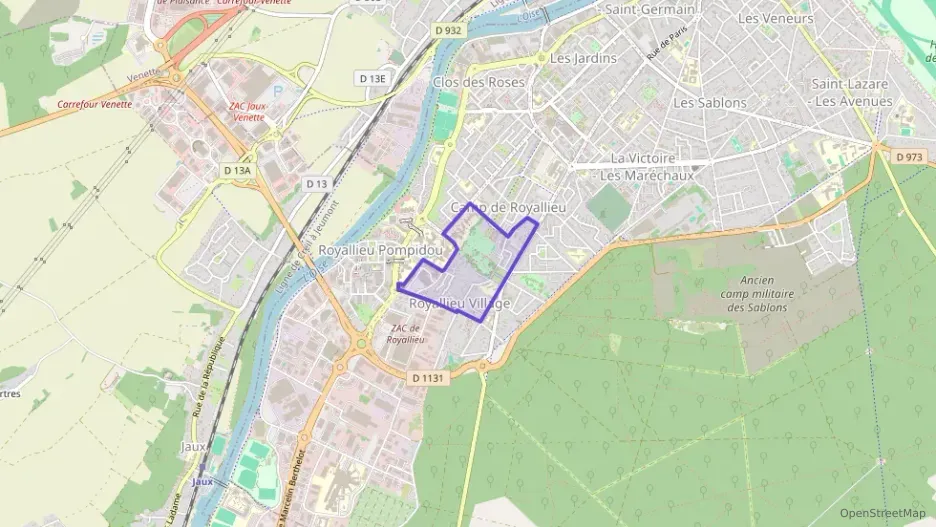 Appartement 61 m² trois pièces à vendre à Compiègne