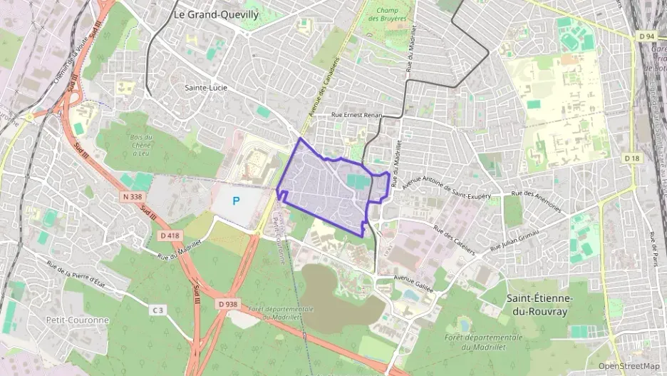 Appartement 63 m² trois pièces à vendre à Saint-Étienne-du-Rouvray Appartement 63 m² trois pièces à vendre à Saint-Étienne-du-Rouvray