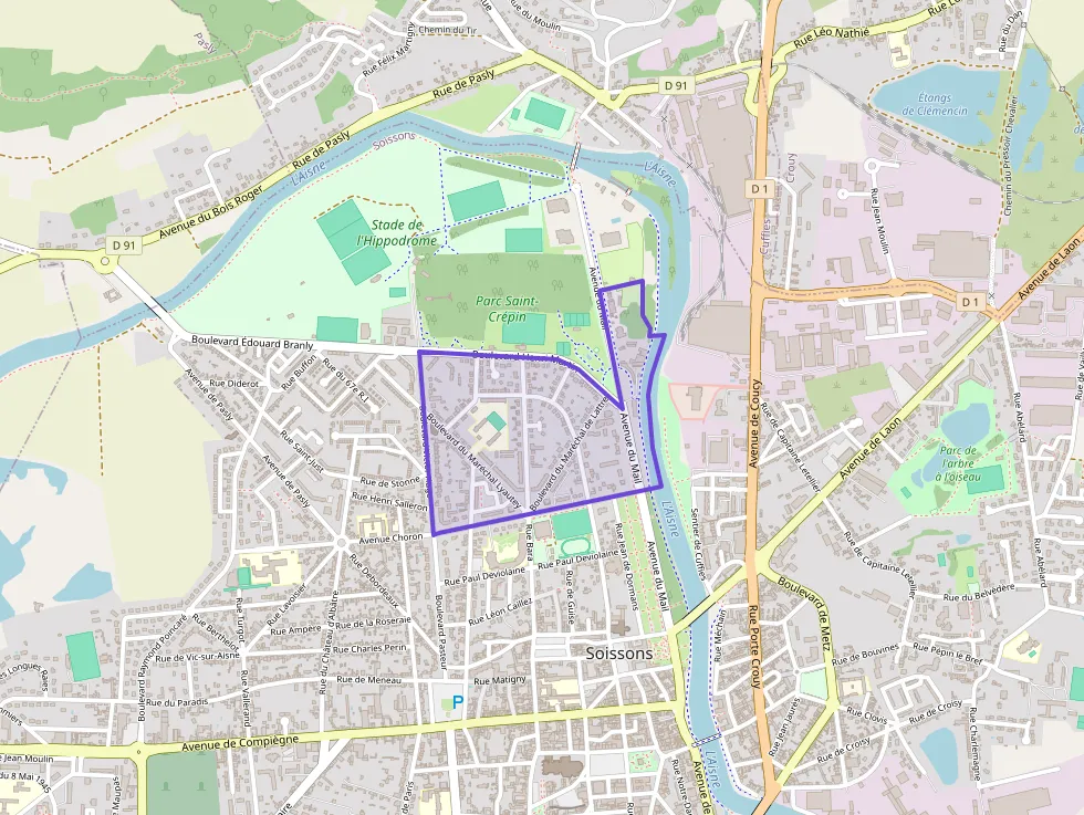 Appartement 56 m² une piece à vendre à Soissons