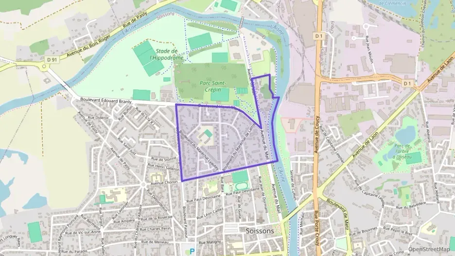 Appartement 56 m² une piece à vendre à Soissons