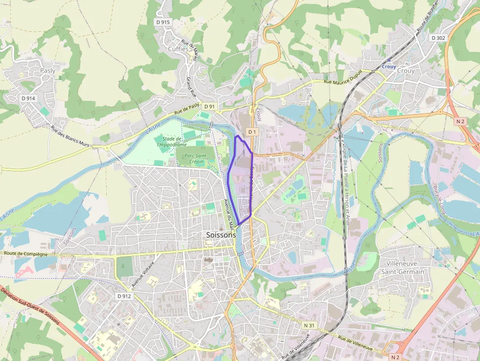 Appartement 82 m² quatre pièces à vendre à Soissons