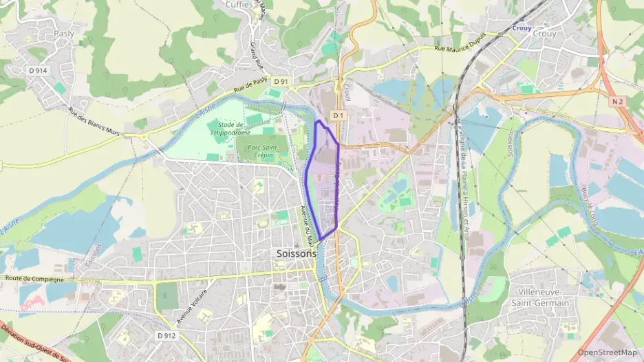 Appartement 82 m² quatre pièces à vendre à Soissons