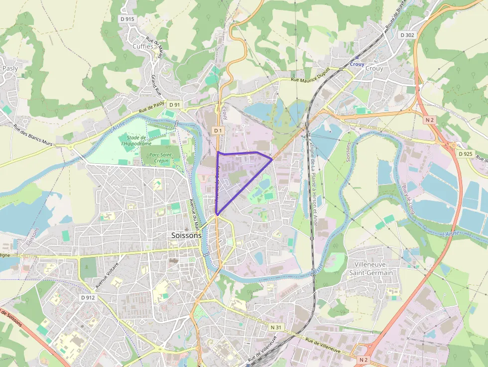 Appartement 60 m² trois pièces à vendre à Soissons