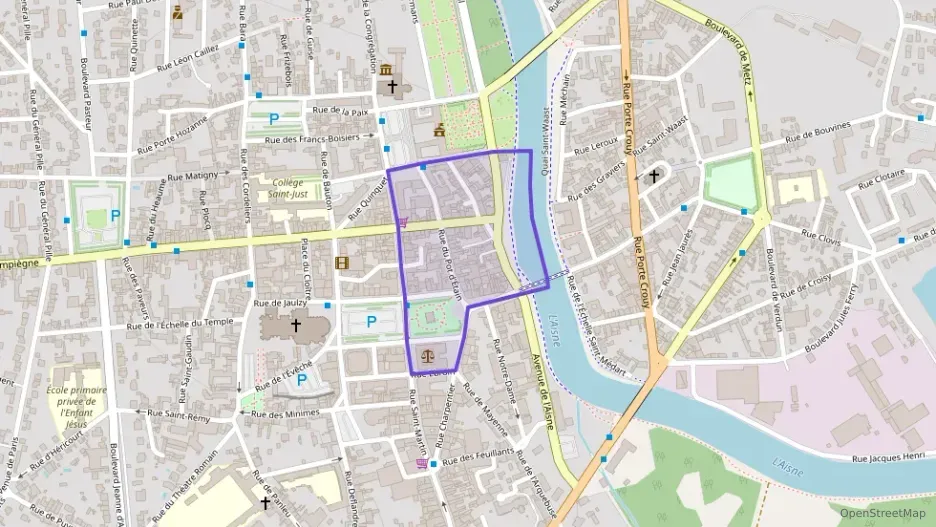 Appartement 45 m² deux pieces à vendre à Soissons