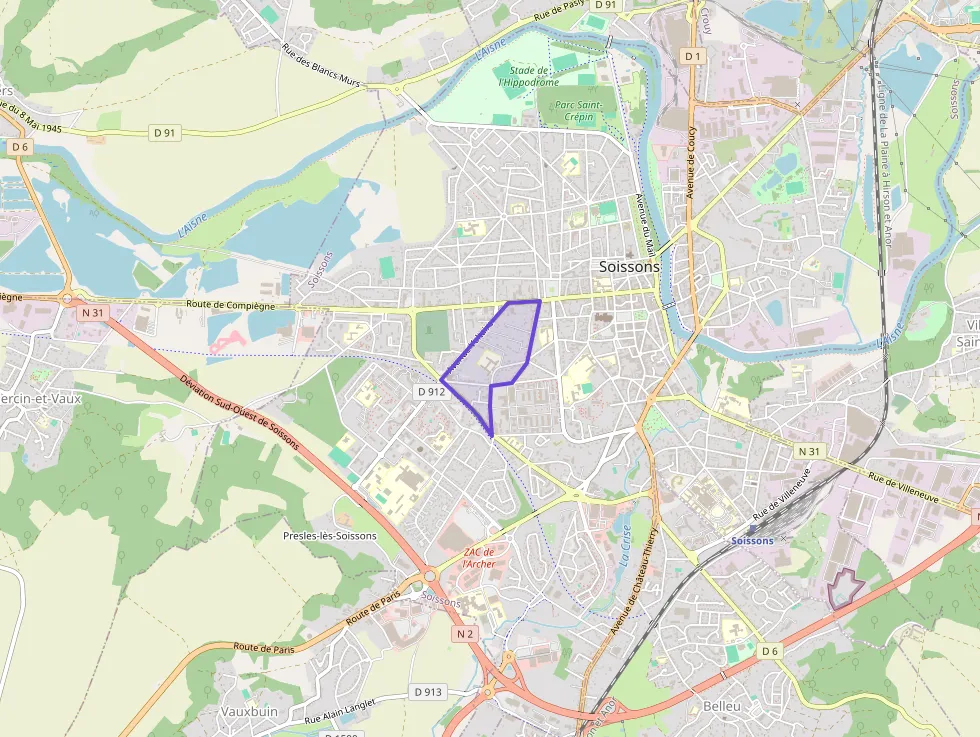 Appartement 61 m² trois pièces à vendre à Soissons