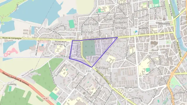 Appartement 98 m² quatre pièces à vendre à Soissons