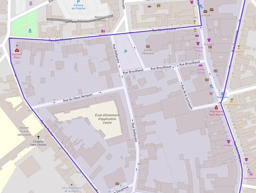 Appartement 92 m² trois pièces à vendre à Soissons