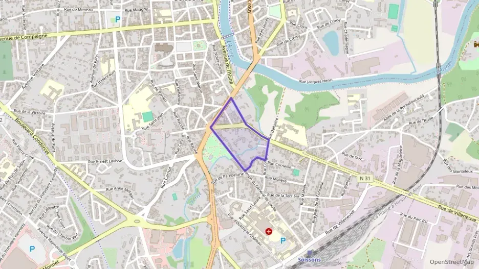 Appartement 52 m² trois pièces à vendre à Soissons