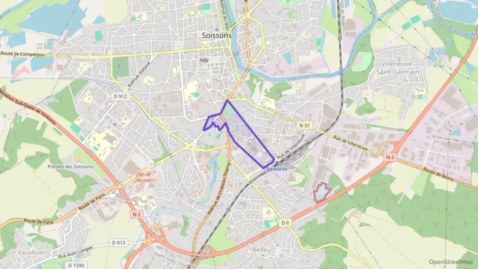 Appartement 35 m² deux pieces à vendre à Soissons