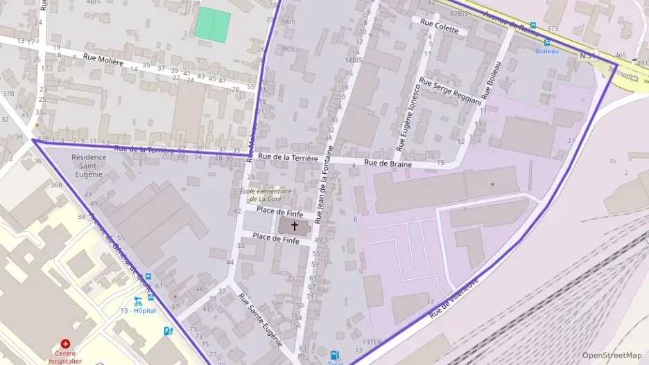 Appartement 50 m² une piece à vendre à Soissons