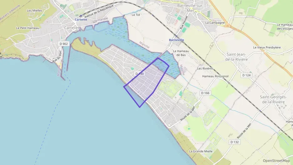 Appartement 50 m² trois pièces à vendre à Barneville-Carteret
