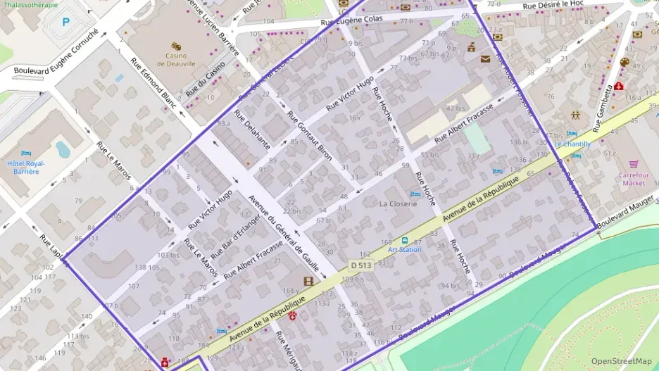 Appartement 78 m² trois pièces à vendre à Deauville