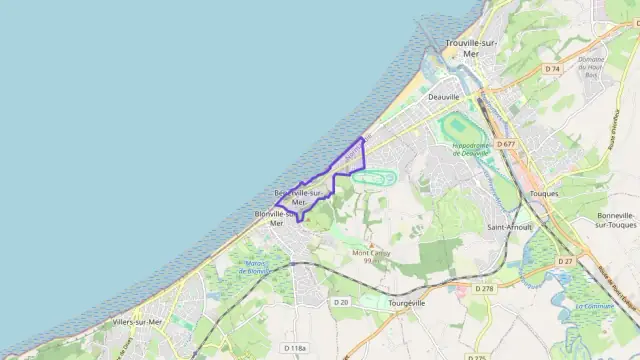 Appartement 70 m² quatre pièces à vendre à Benerville-sur-Mer