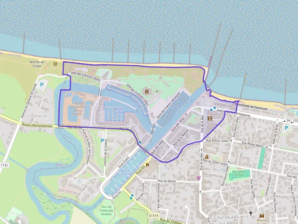 Appartement 77 m² trois pièces à vendre à Courseulles-sur-Mer