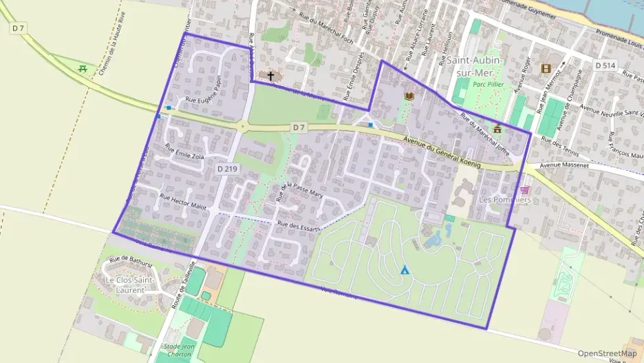 Appartement 38 m² deux pieces à vendre à Saint-Aubin-sur-Mer