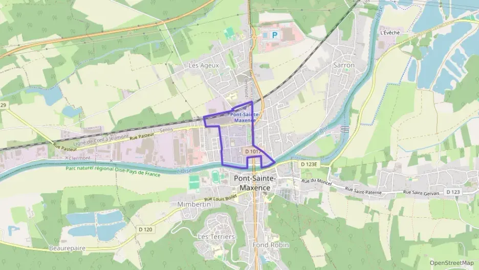 Appartement 67 m² trois pièces à vendre à Pont-Sainte-Maxence Appartement 67 m² trois pièces à vendre à Pont-Sainte-Maxence