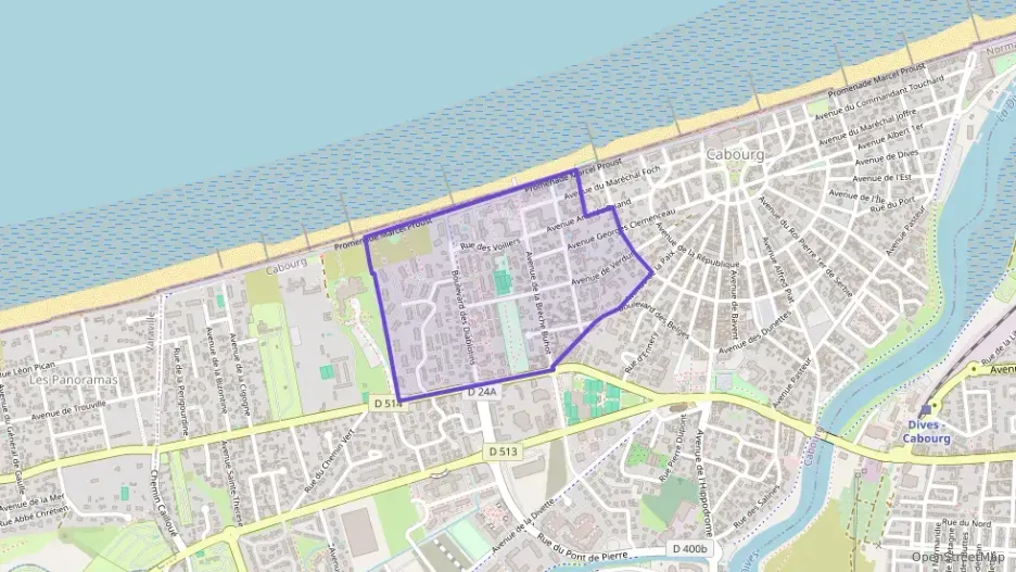 Appartement 61 m² deux pieces à vendre à Cabourg
