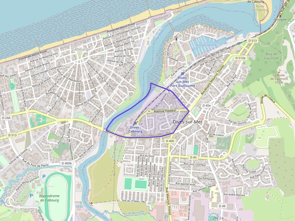 Appartement 90 m² quatre pièces à vendre à Dives-sur-Mer