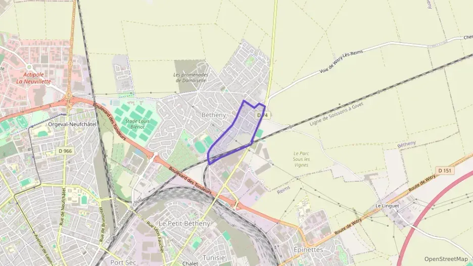 Appartement 45 m² deux pieces à vendre à Bétheny Appartement 45 m² deux pieces à vendre à Bétheny