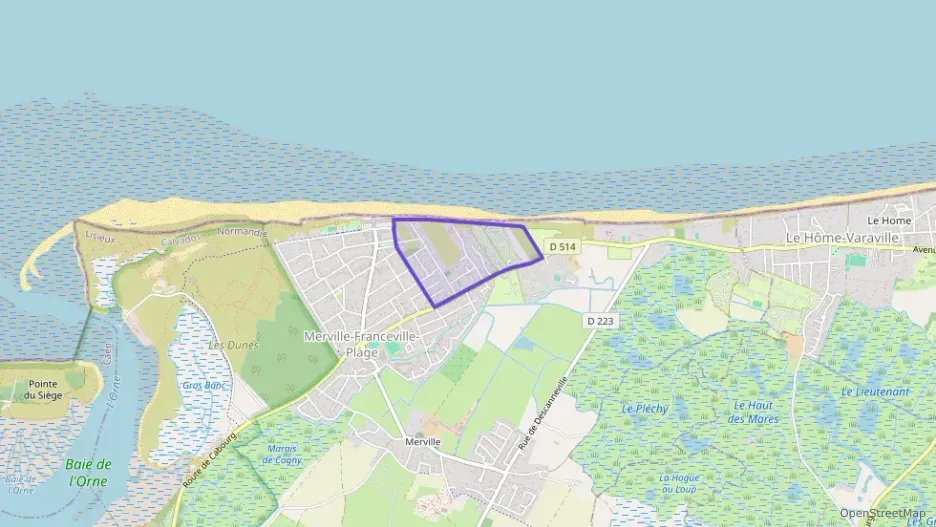 Appartement 60 m² trois pièces à vendre à Merville-Franceville-Plage