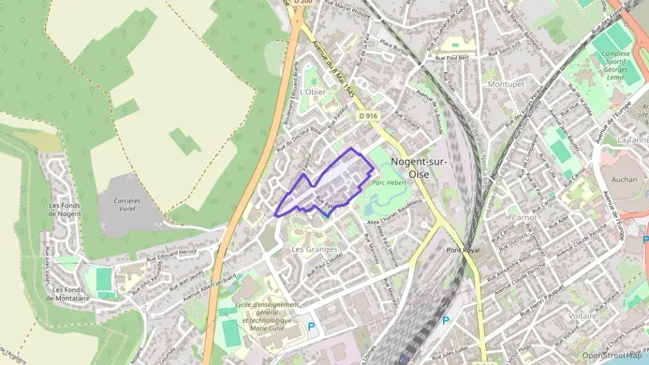 Appartement 78 m² quatre pièces à vendre à Nogent-sur-Oise Appartement 78 m² quatre pièces à vendre à Nogent-sur-Oise