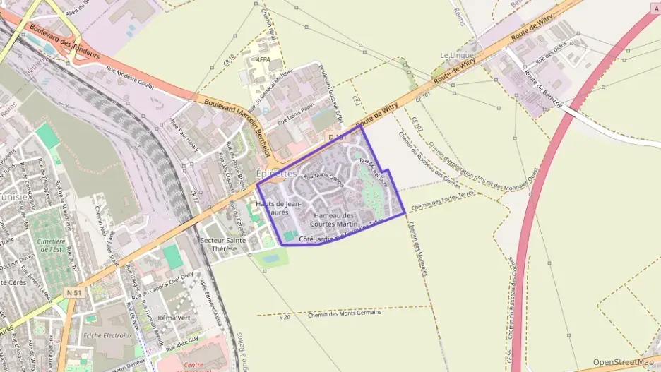 Appartement 50 m² deux pieces à vendre à Reims