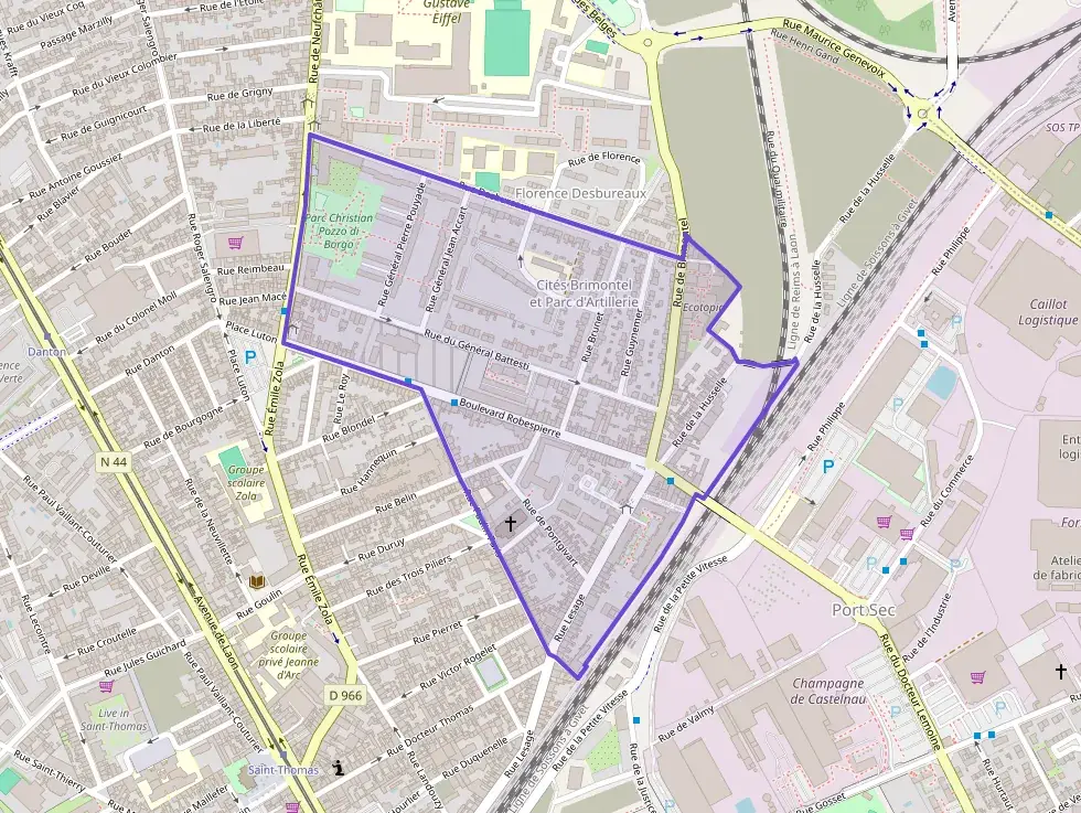 Appartement 60 m² trois pièces à vendre à Reims