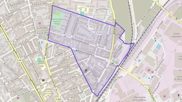 Appartement 60 m² trois pièces à vendre à Reims