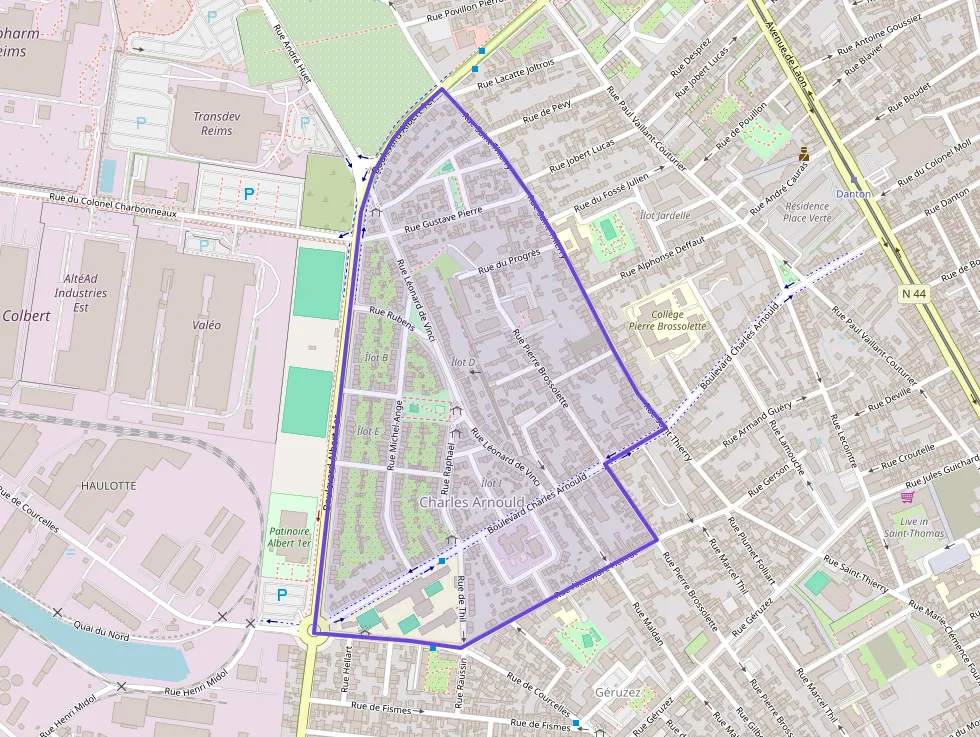 Appartement 52 m² deux pieces à vendre à Reims